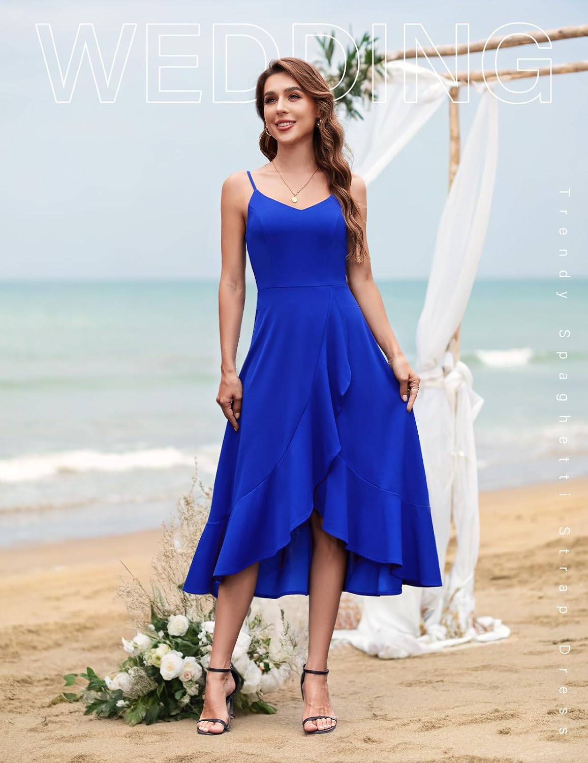 Detalle 2 de DRESSTELLS Cocktailkleid Damen Festlich