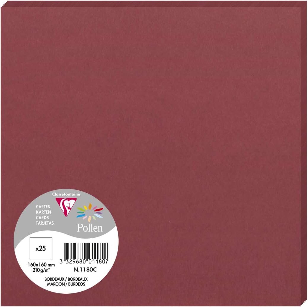 Detalle de Clairefontaine 4279C Astuccio da 50 fogli A4 - Carta Premium Liscia Pollen, color caramello