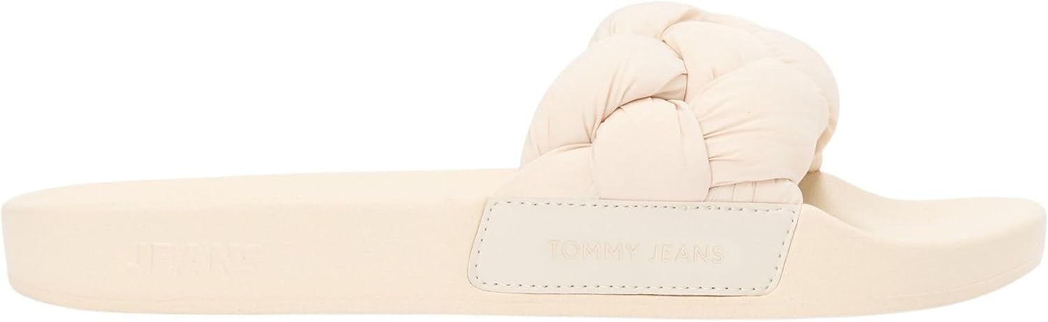 Detalle de Tommy Jeans Tjw Braided Slides (En0en02975): a practical summer slip-on