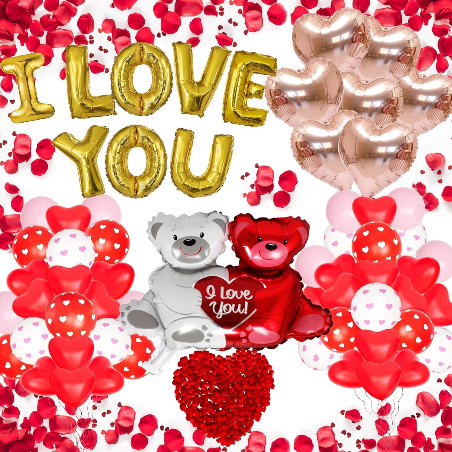 Detalle 2 de Valentine's Day Balloons Kit for Romantic Decorations 🎈