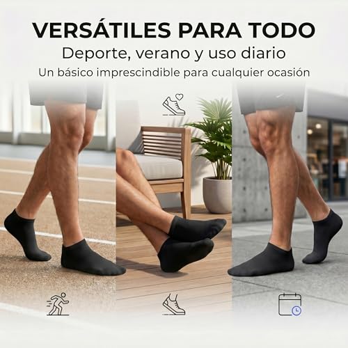 Thumbnail 6 de PS PROUTHS 12 Pares: Calcetines tobilleros 90% algodón para hombre y mujer