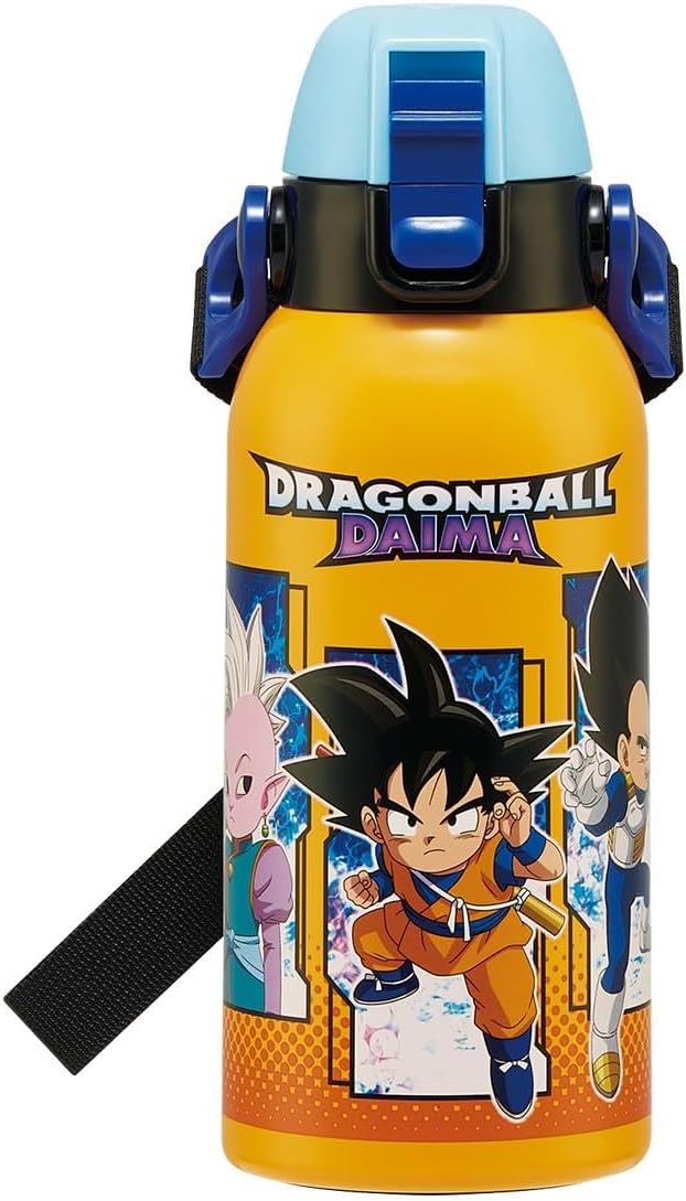 Detalle de スケーター ドラゴンボール DAIMA STCH6-A 子ども用ステンレス水筒 600ml 直飲み・保冷専用
