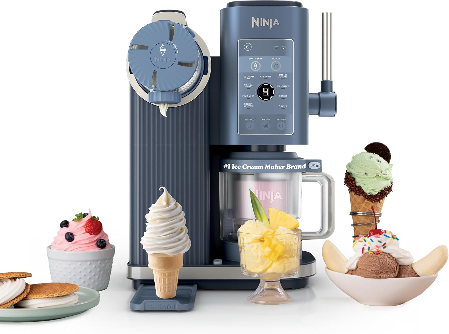 Detalle de Ninja ice cream and soft serve maker NC701BL