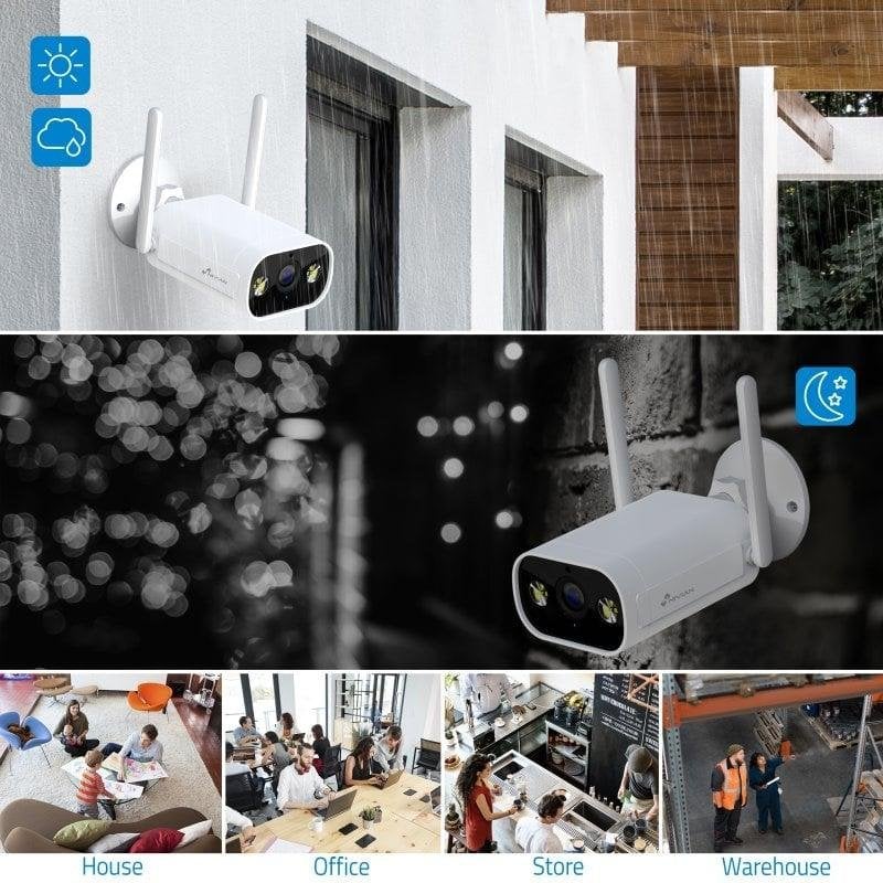 Thumbnail 2 de Nivian NVS-IPC-02-L Cámara IP WiFi 2K con audio bidireccional y visión nocturna