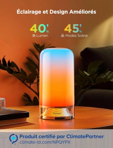 Thumbnail 3 de Govee Lampe de Chevet LED RGBICWW tactile — 500 lm, couleur ajustable 2700–6500 K, contrôle vocal et mode musique