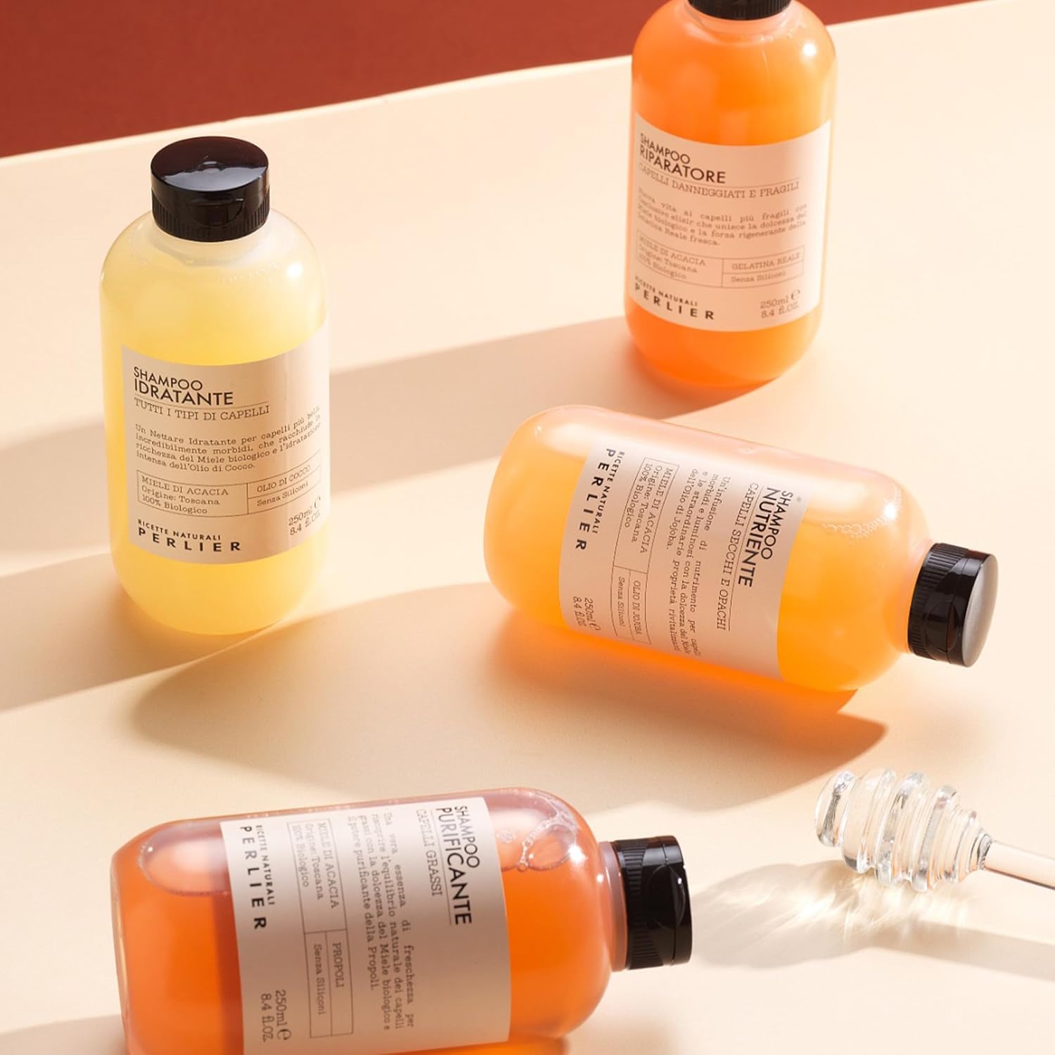 Detalle de Perlier Shampoo Idratante 250 Ml: idratazione profonda per tutti i tipi di capelli