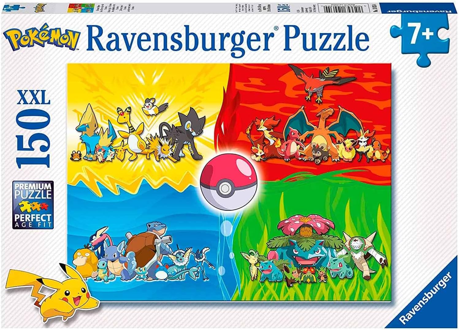 Thumbnail 3 de Ravensburger Puzzle Pokémon 150 piezas, 49×36 cm 🧩