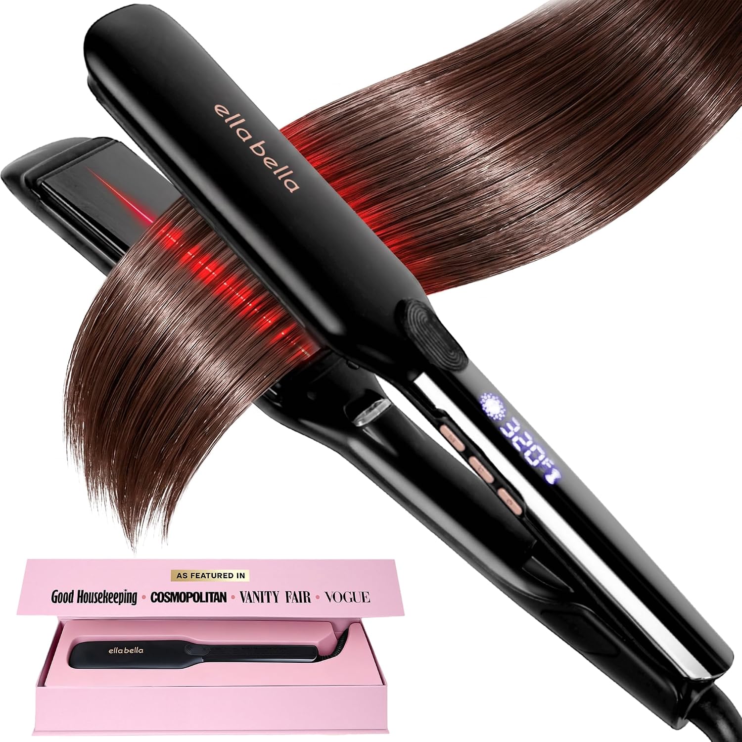 Detalle de Ella Bella Titanium Flat Iron