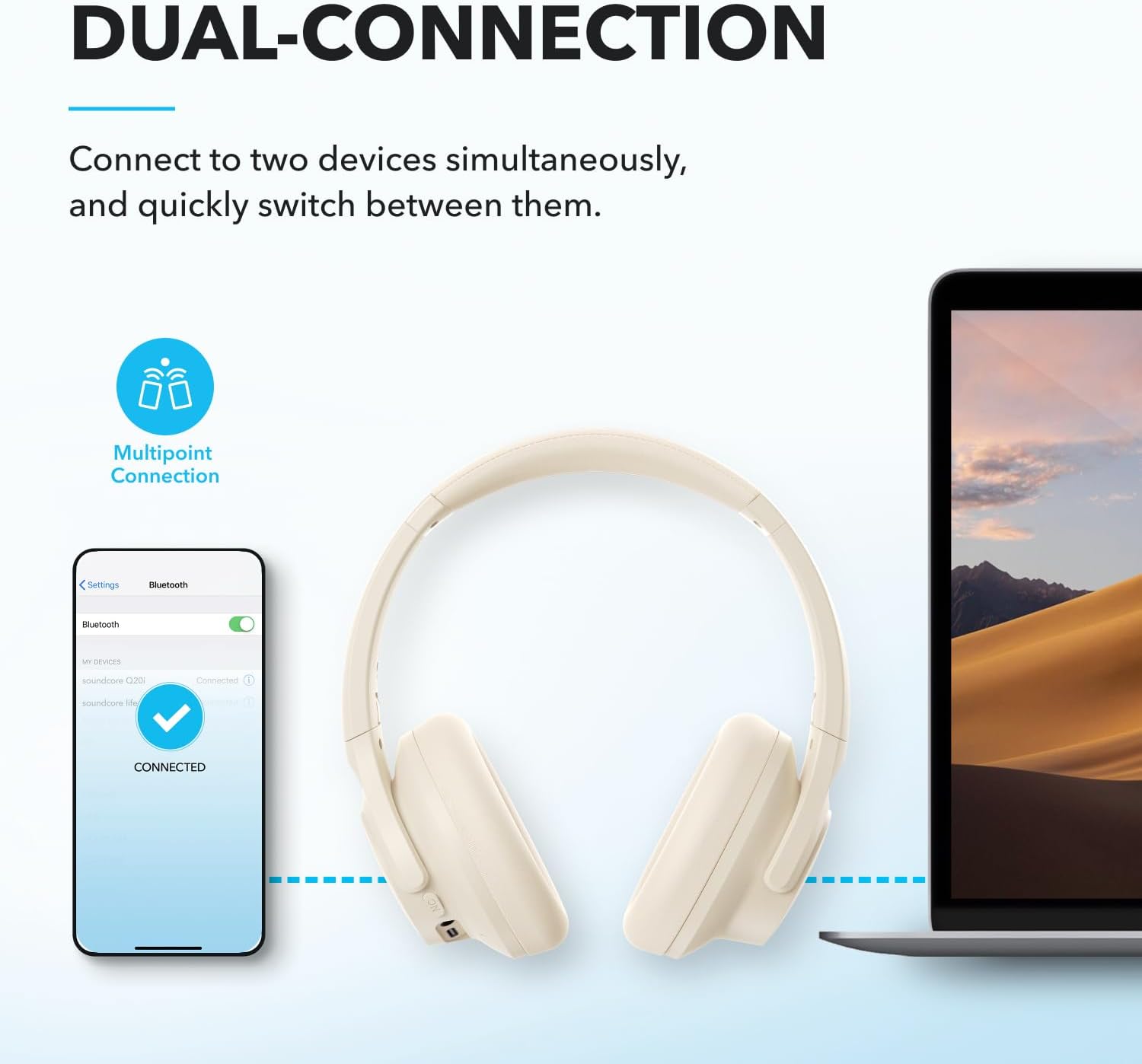 Thumbnail 6 de soundcore Q20i 40H ANC Wireless Headphones