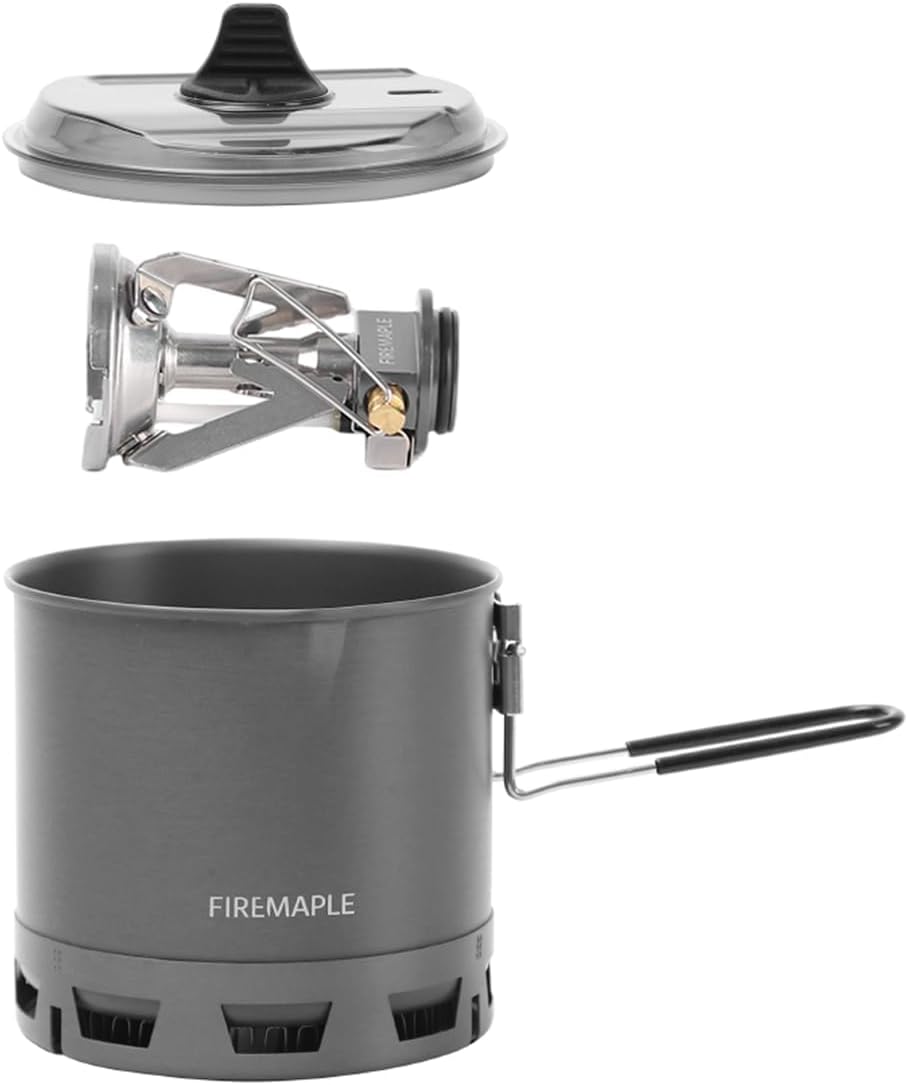 Thumbnail 1 de Fire-Maple Ultralight Camping Pot: Lightweight Heat Exchanger Set for Backpackers