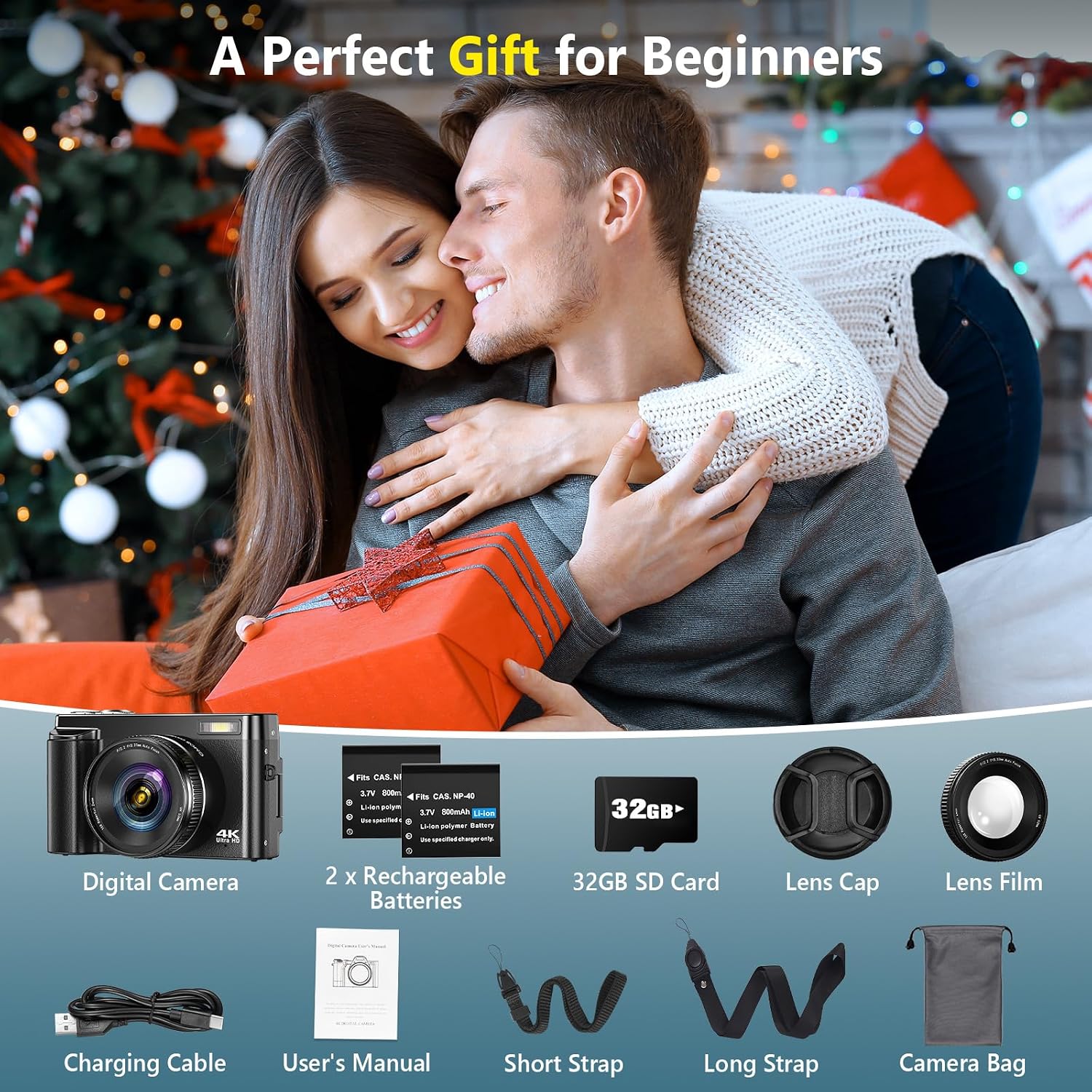 Thumbnail 6 de 4K Digital Camera 64MP for Vlogging