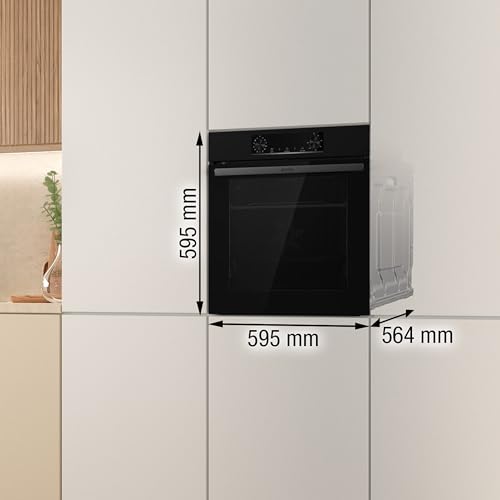 Thumbnail 2 de Gorenje OptiBake BOS6737 E02B Einbau-Backofen – 77 L, AquaClean, Heißluft, ExtraSteam, AirFry, PerfectGrill, Pizzamode 300°C