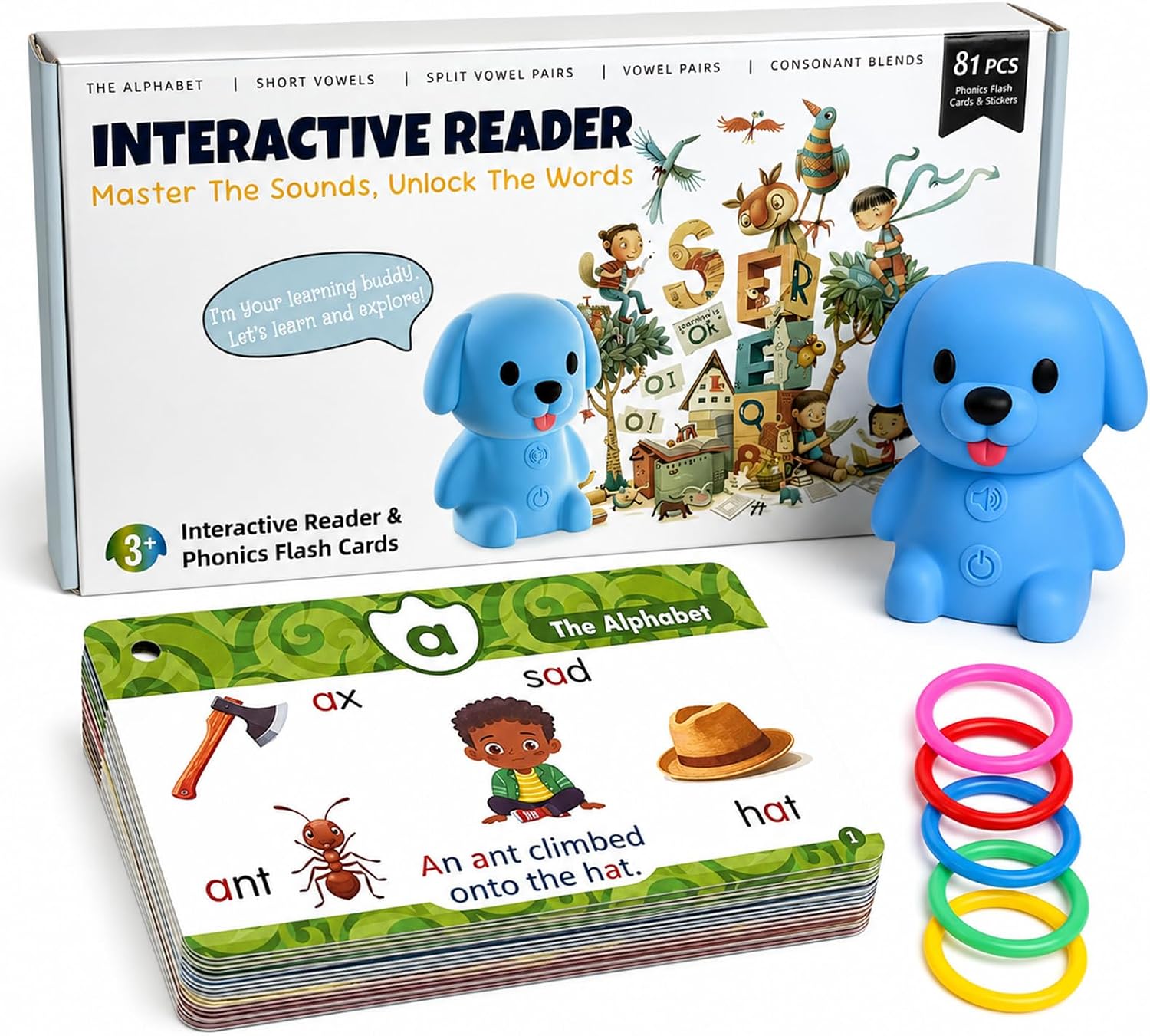 Thumbnail 6 de Phonics Flash Cards with Talking Pen, 75 Cards