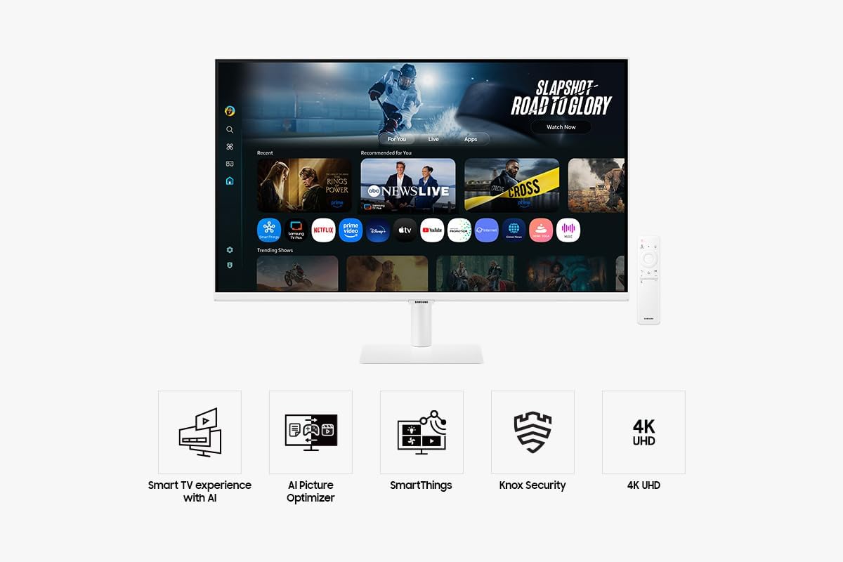 Detalle de Samsung LS32FM703UUXXU 32-inch 4K smart monitor