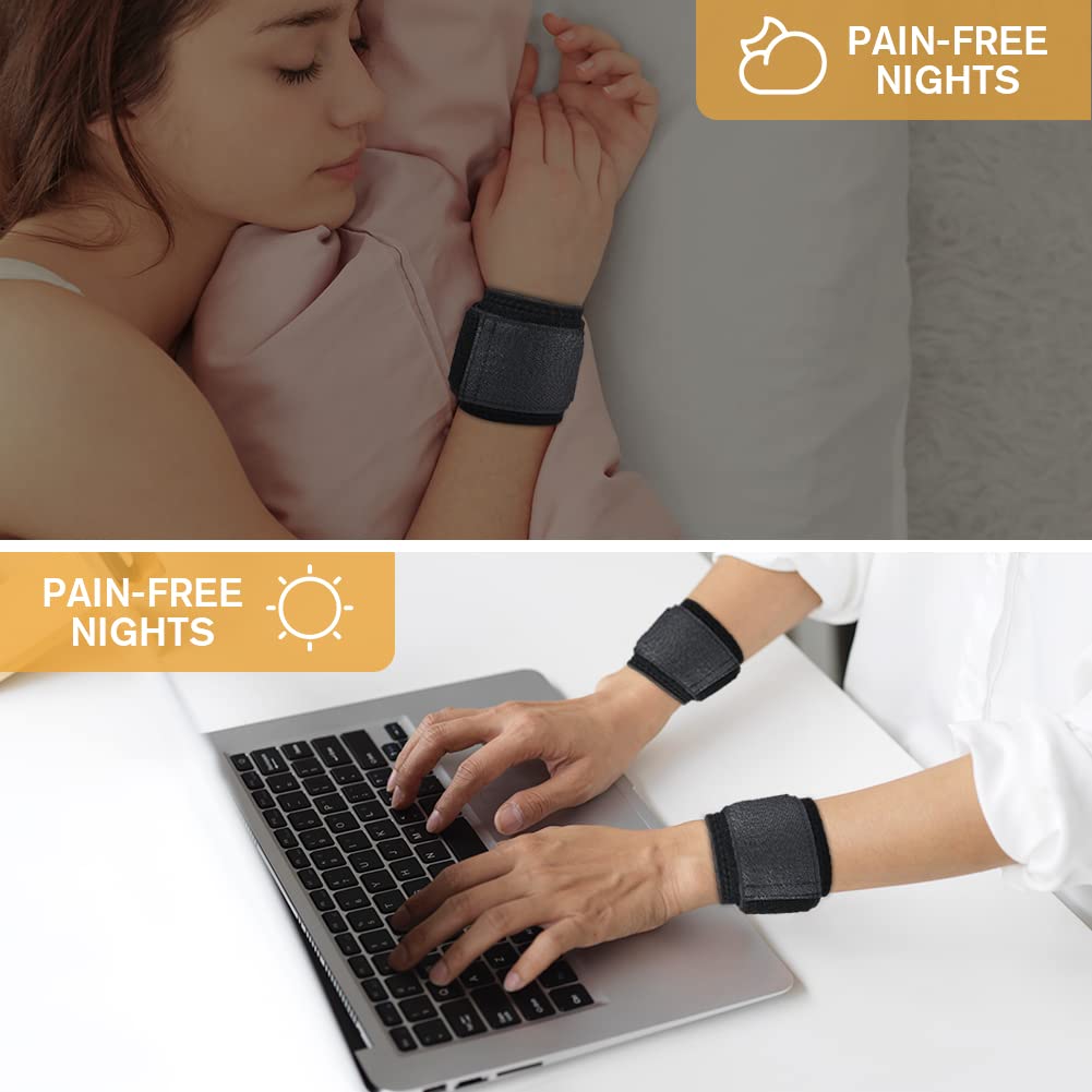 Detalle de ACWOO Support de Poignet – Bande de Poignet ajustable, 1 paire, soutien léger et flexible