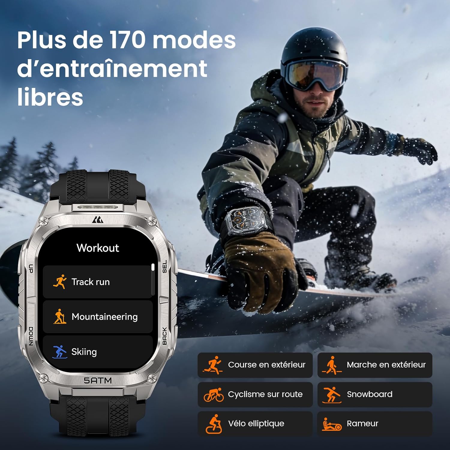 Thumbnail 6 de KOSPET Tank M4C Montre Connectée Homme