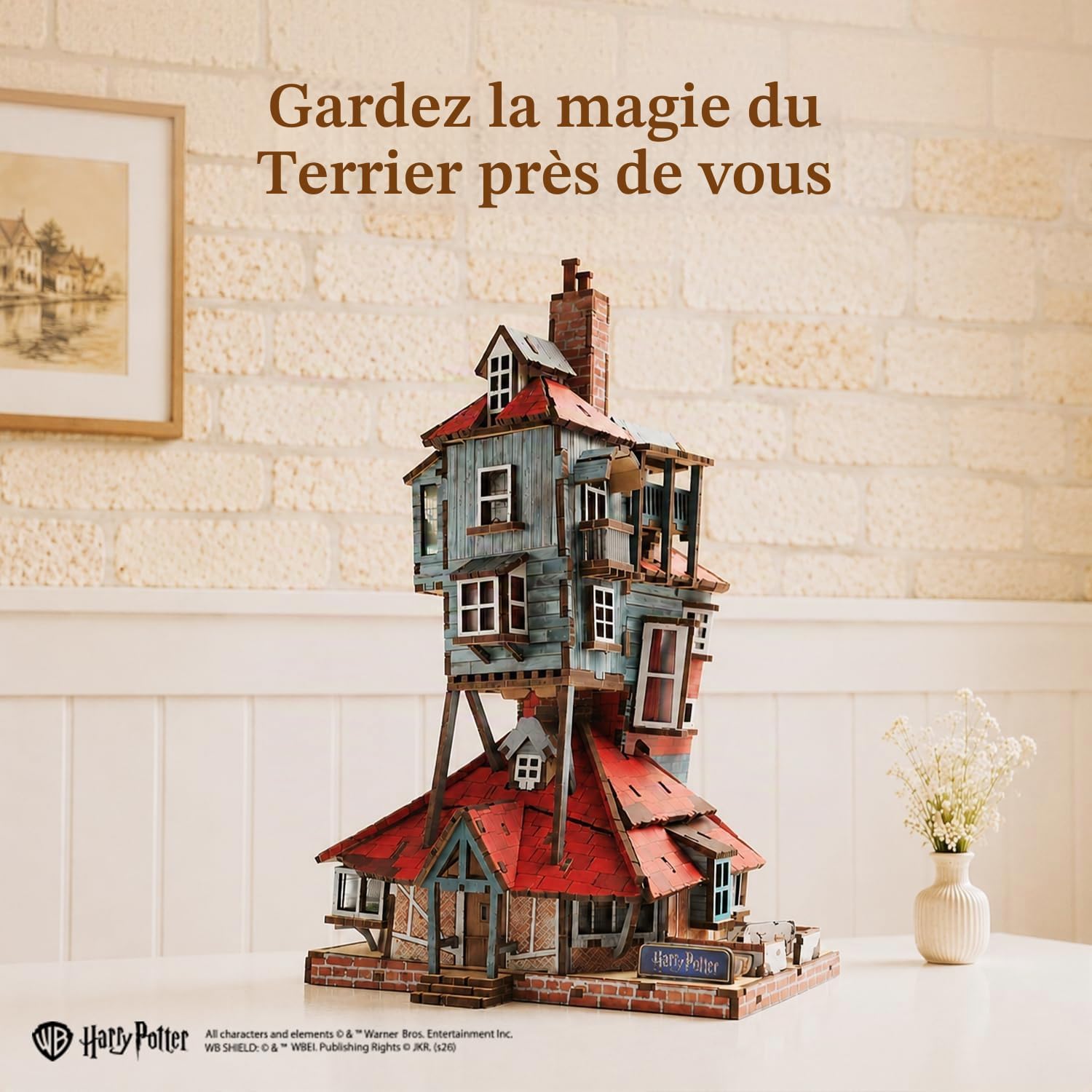 Thumbnail 5 de PUREMIND Harry Potter The Terrier houten 3D-puzzel met 343 onderdelen en 16 ramen