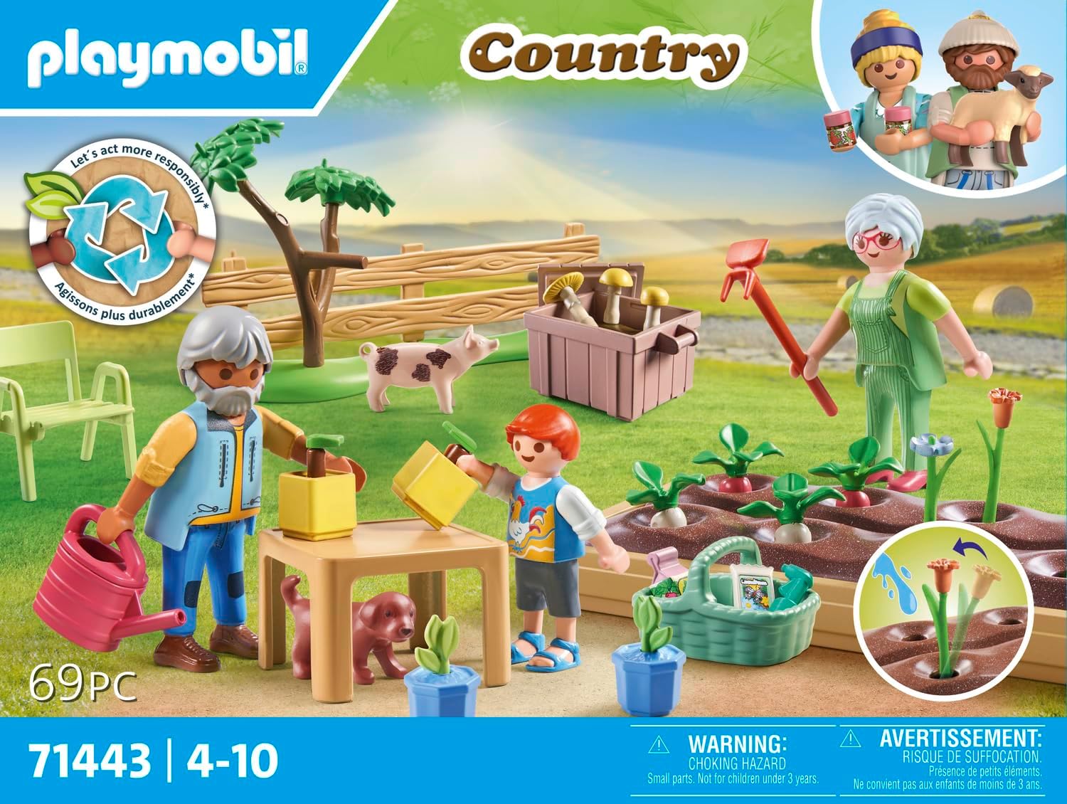Thumbnail 3 de Playmobil vegetable garden playset 71443