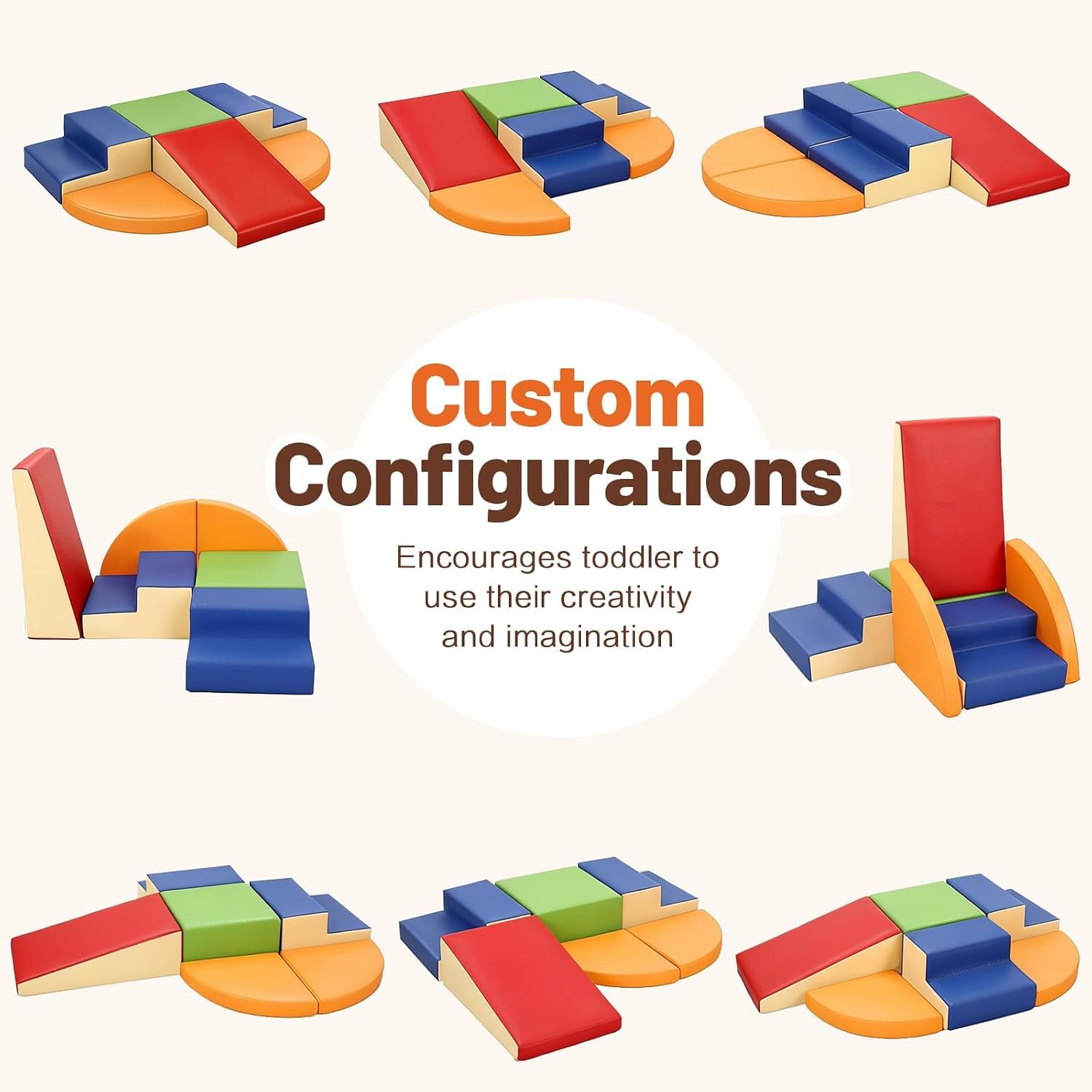 Thumbnail 4 de TODIBY Soft Foam Climbing Set 6-piece