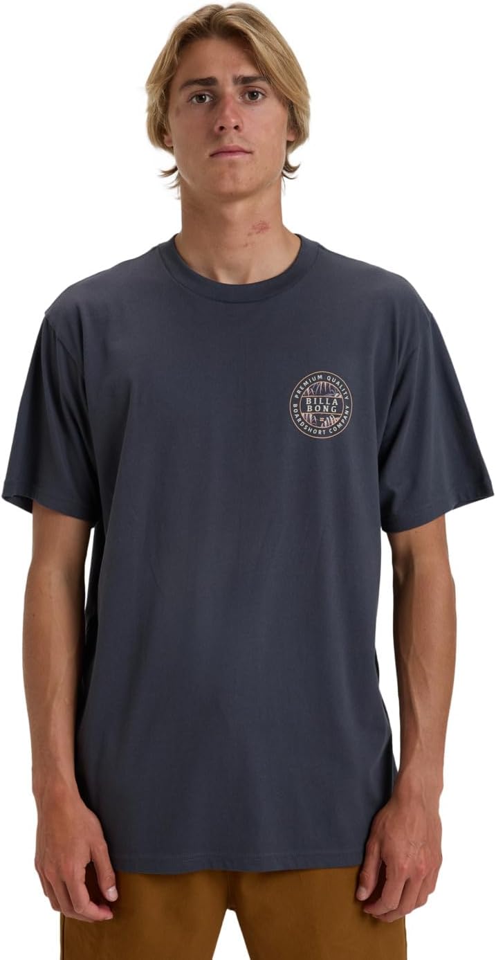 Detalle de Billabong Rotor SS T-Shirt Homme – Lot de 1 : simplicité décontractée et confort à l’usage
