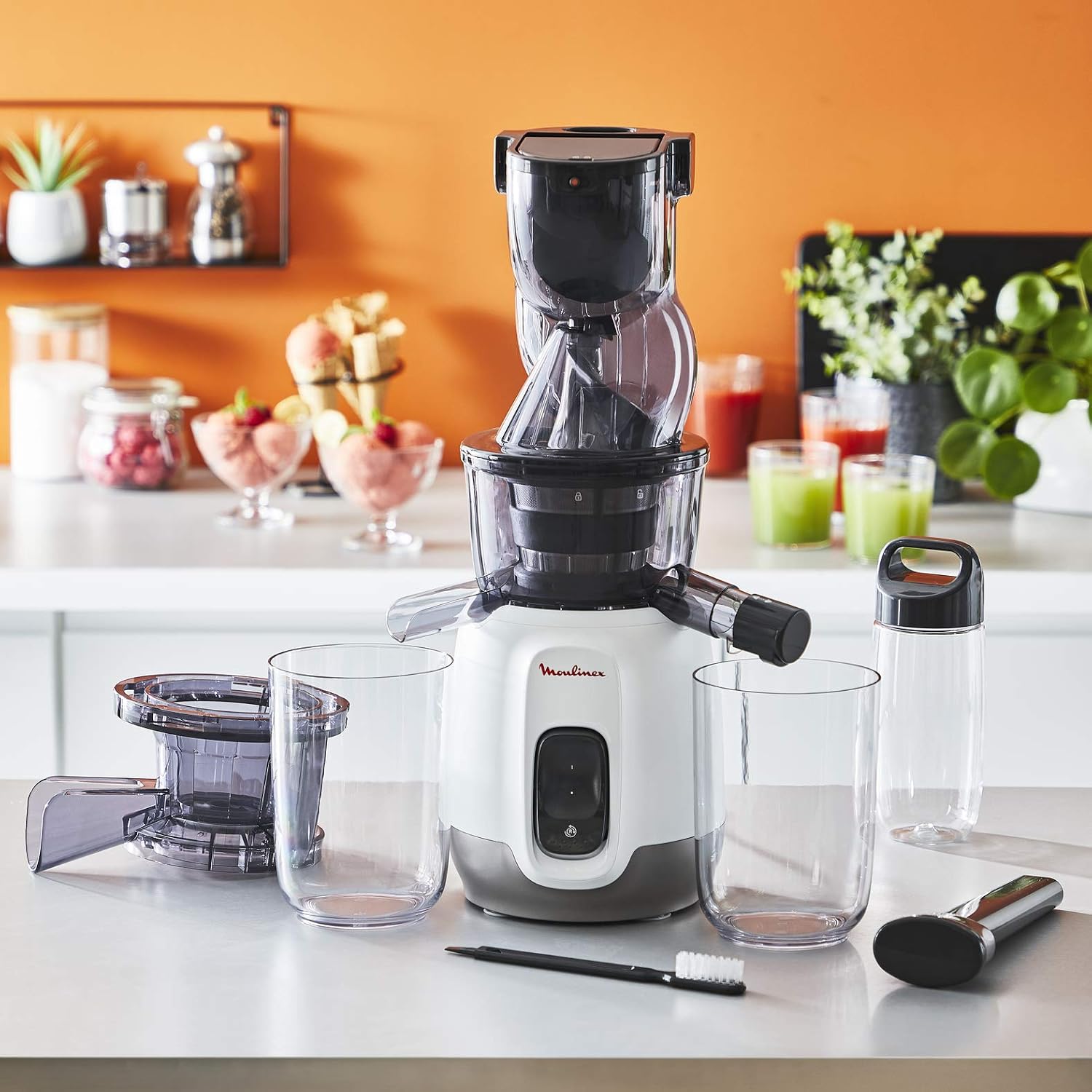 Detalle de MOULINEX Ultra Juice extracteur de jus à froid 60-000 mL ⚙