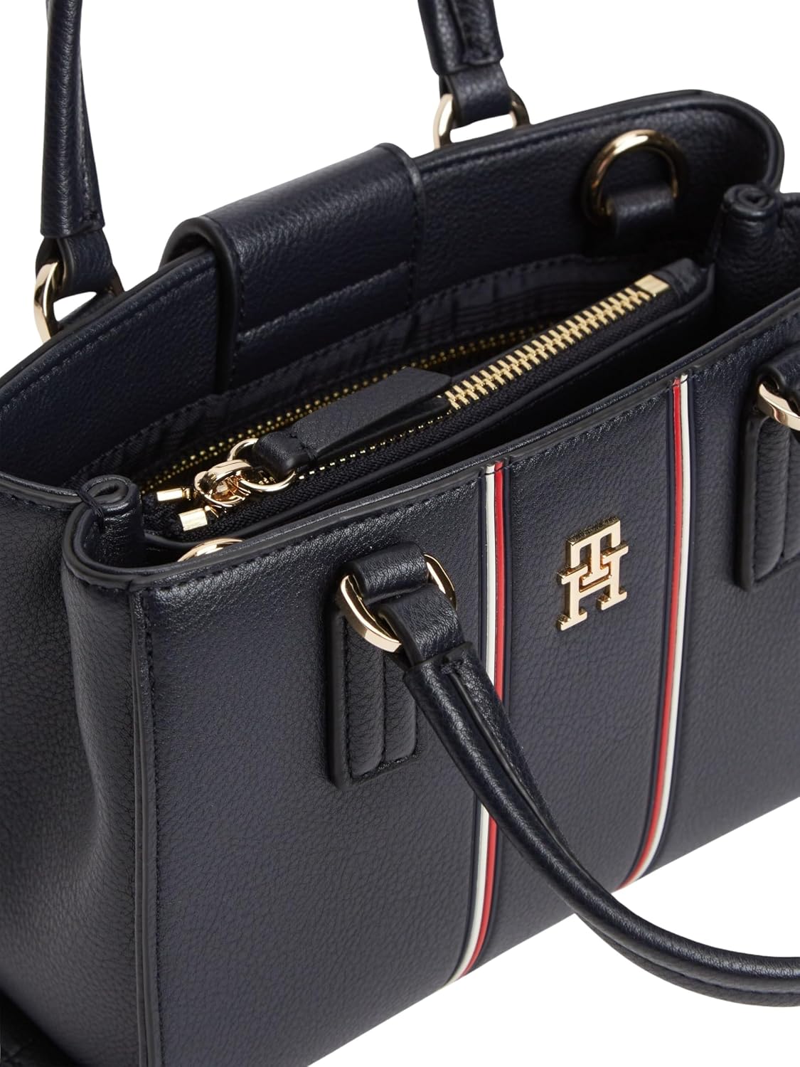 Detalle 2 de Tommy Hilfiger Damen Tote Bag Daily Klein, Space Blue – kompakt, zeitlos und praktisch