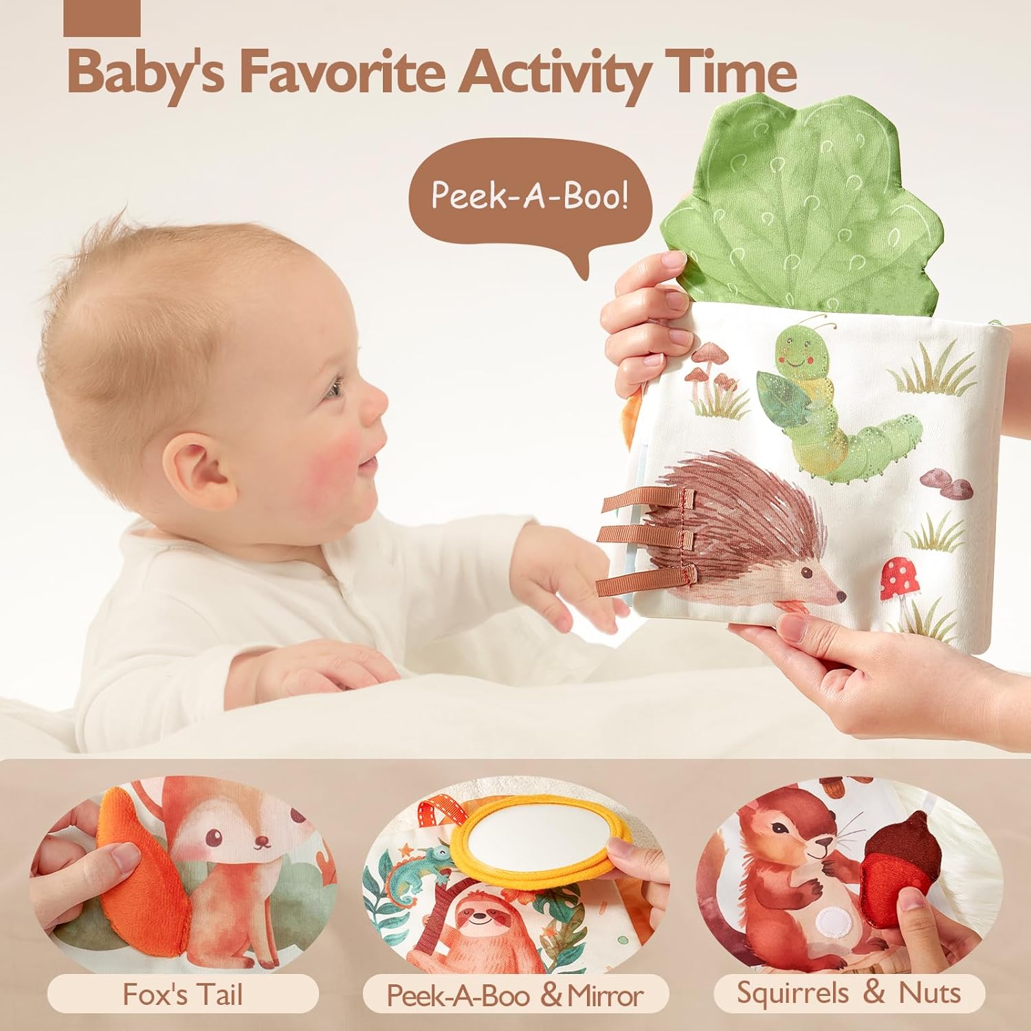 Thumbnail 2 de hahaland Libro Bebe Interactivo 10+ animales