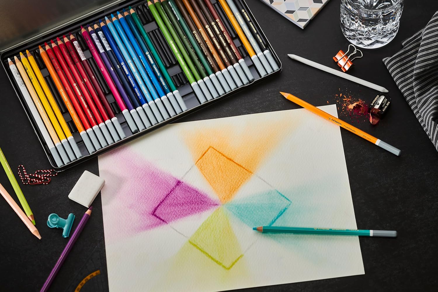 Thumbnail 5 de STABILO CarbOthello Lápices de color tiza pastel 🎨, 36 piezas