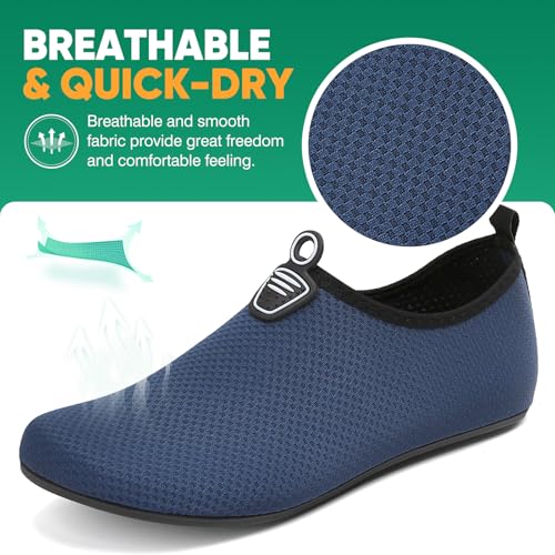 Thumbnail 2 de gitzing Water Shoes for Women & Men – Quick-Dry Aqua Socks (Blue, 45 EU / 10.5 UK)