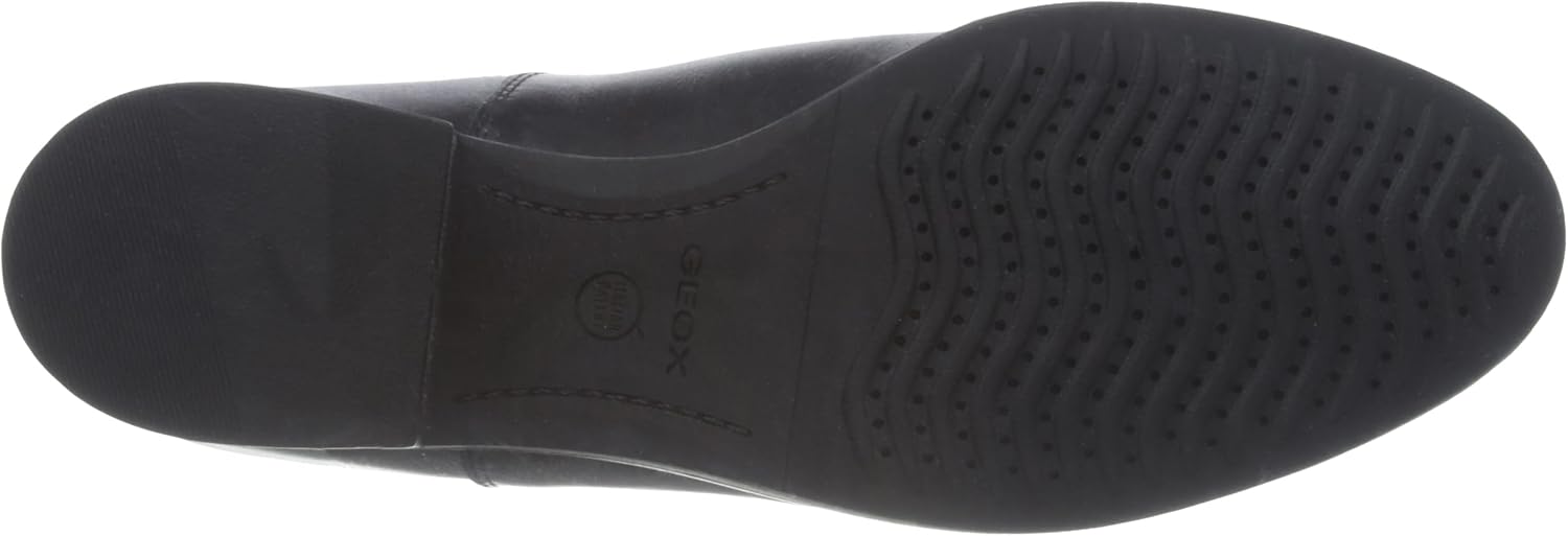 Detalle 2 de Geox D Felicity NP ABX, Caviglia Barca Donna – Scarpe sportive eleganti con zip e tacco blocco