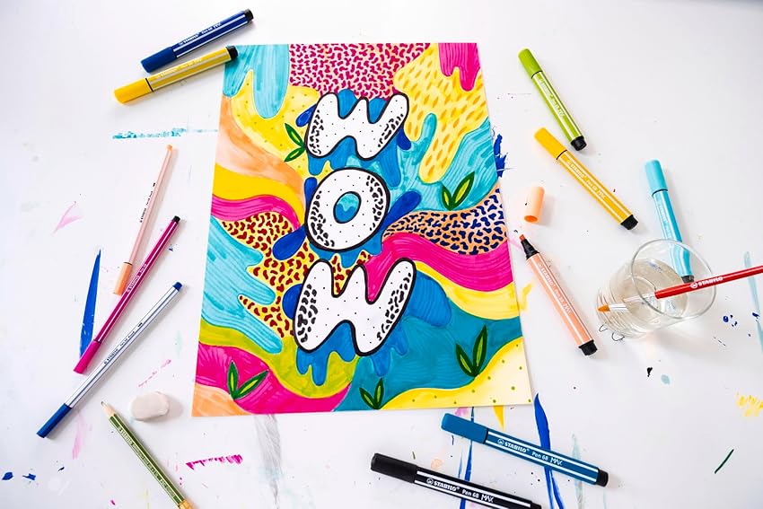 Thumbnail 6 de STABILO Pen 68 MAX rotulador punta biselada 20 colores