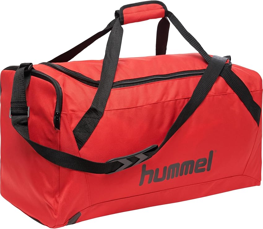 Detalle de hummel Bolsa de Deporte Core Unisexo Roja y Negra