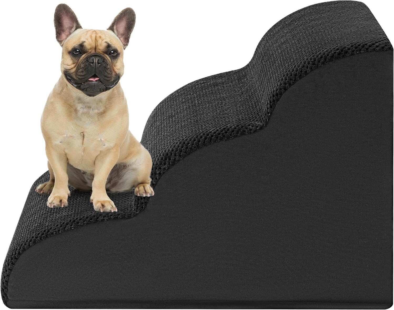 Detalle de Dog stairs ramp 3-step, 58x38x38cm