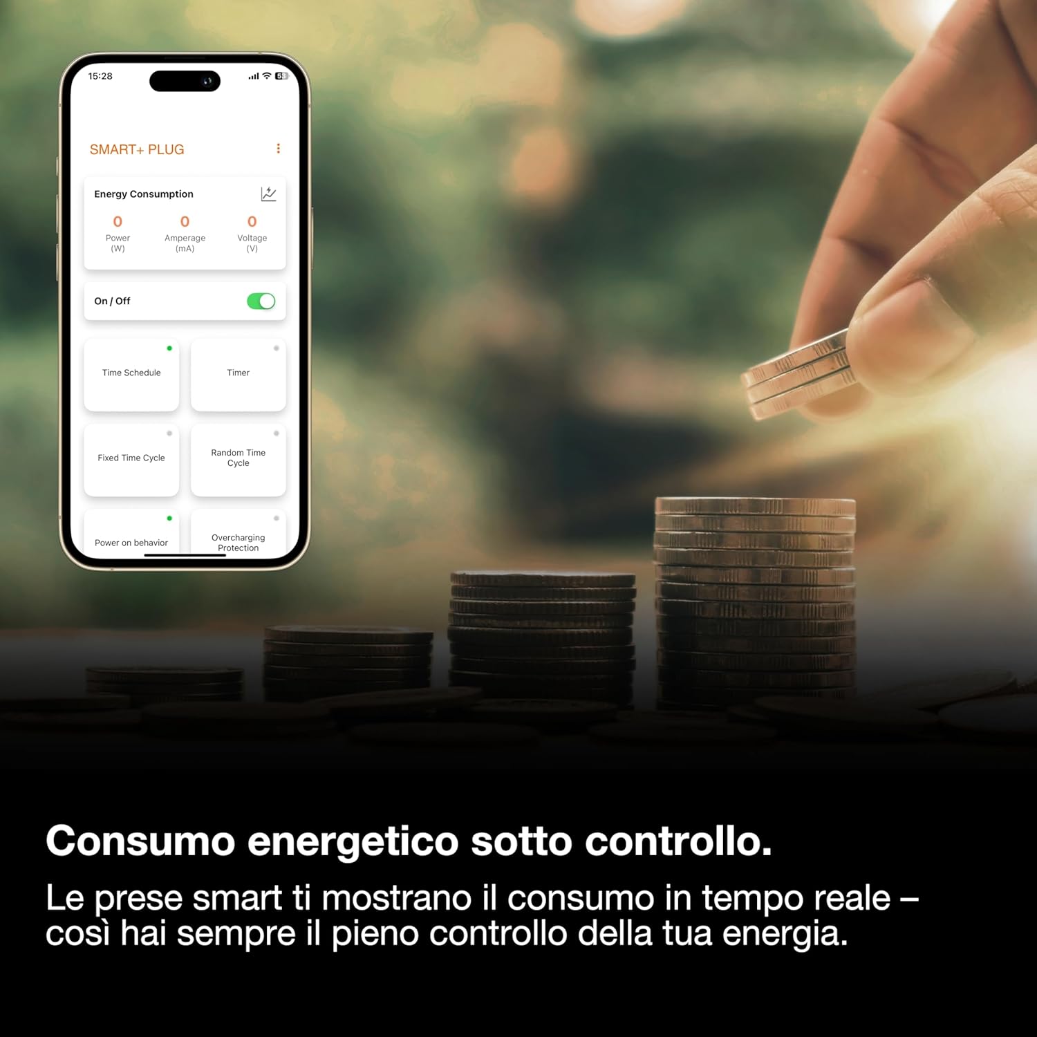 Thumbnail 5 de OSRAM Presa EU SMART+ Matter Plug: smart plug nera con monitoraggio consumi e controllo con Alexa, Google Home e Apple HomeKit