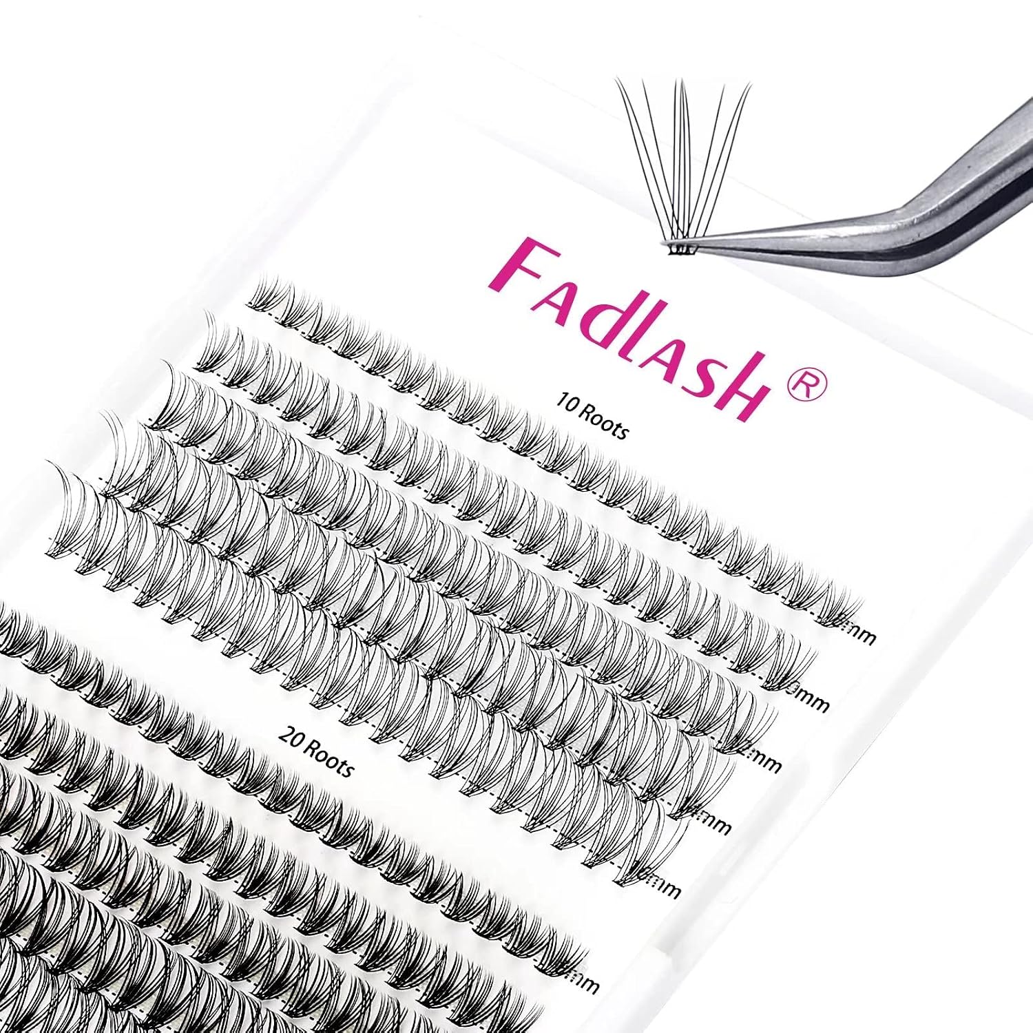 Detalle 2 de FADLASH Wimpernverlängerung Cluster 10D-20D