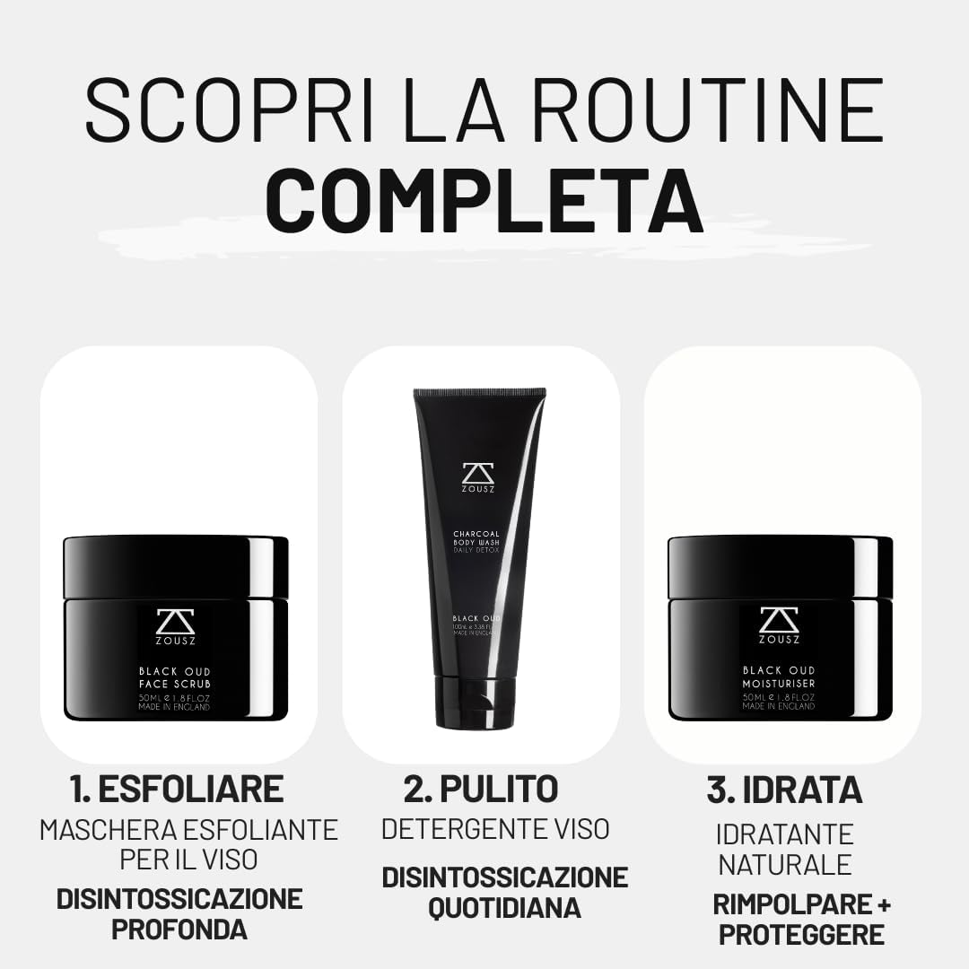 Thumbnail 6 de ZOUSZ Black Oud crema idratante viso per uomo – 50 ml