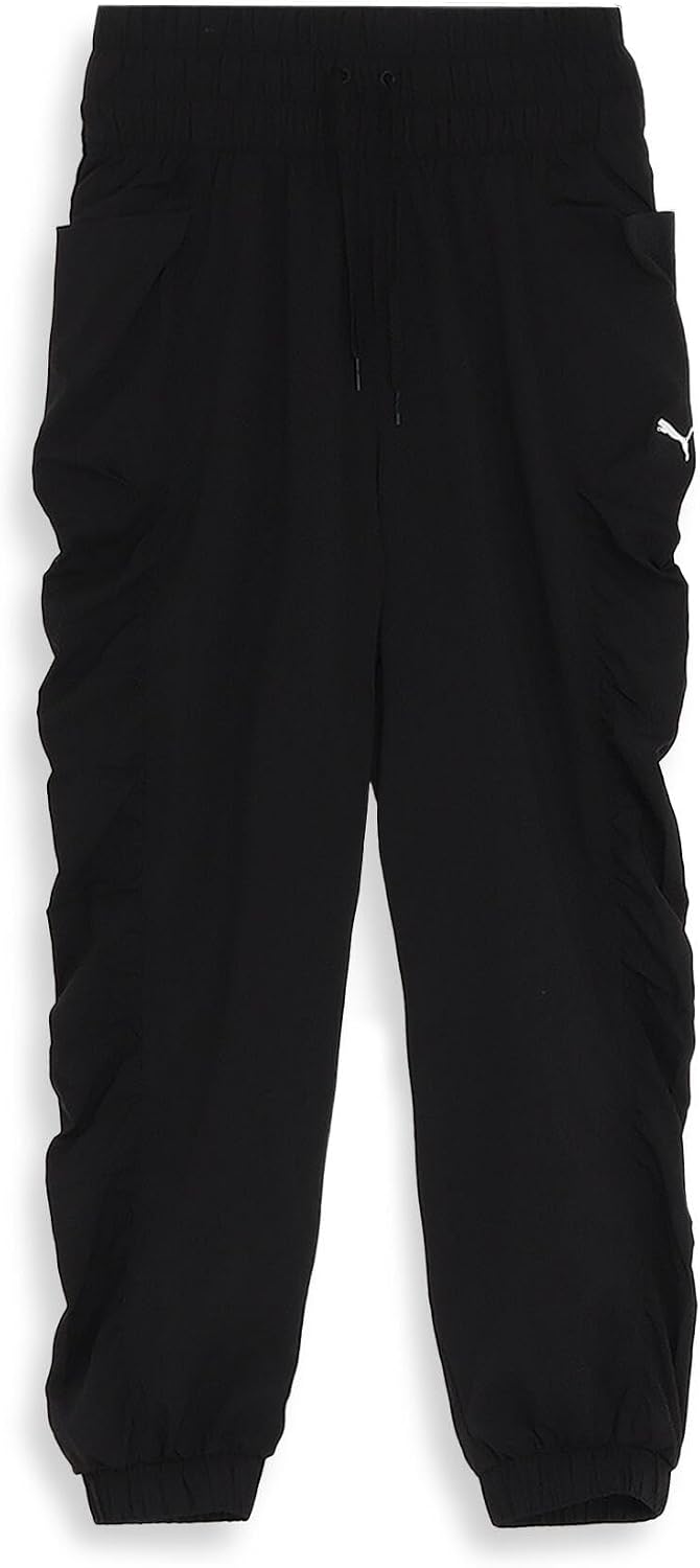 Detalle 1 de PUMA 525262 STUDIO ロングパンツ レディース 吸水速乾・ドローコード付き