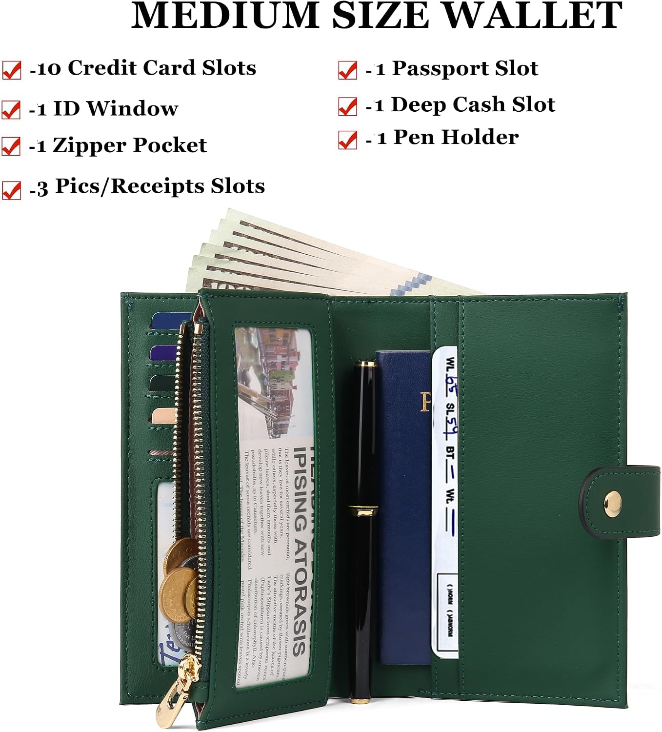 Detalle de YJ-Nefeli RFID wallet with 10 slots