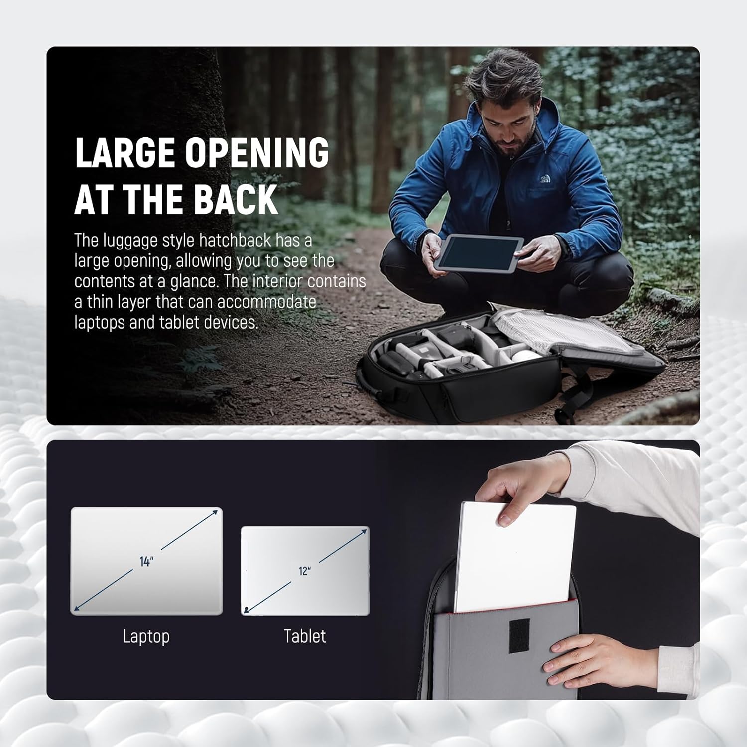 Thumbnail 3 de NEEWER Professional Camera Case Backpack – All-in-One DSLR Gear Carrier