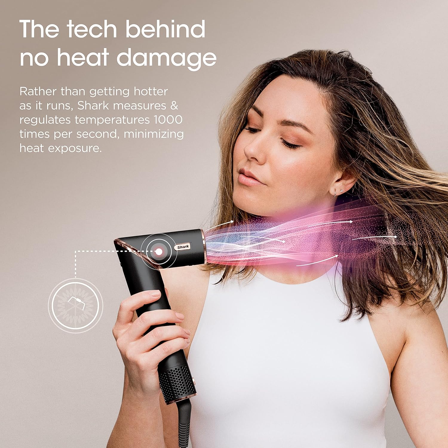 Detalle de Shark FlexStyle HD440BK Hair Dryer Brush 6‑piece