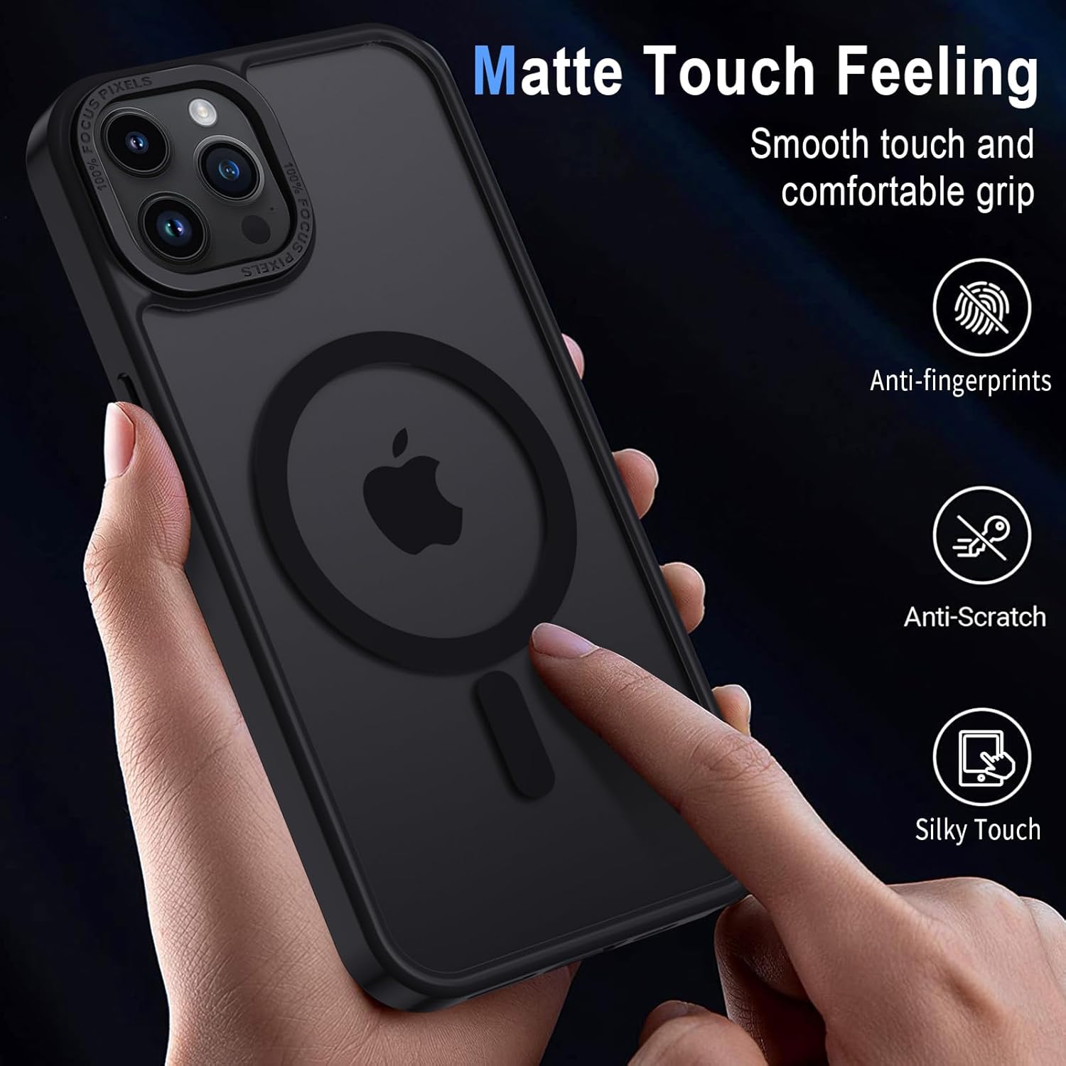 Thumbnail 4 de XTCASE Cover Magnetica per iPhone 11 Pro Max con MagSafe – Custodia Traslucida Opaca, Antiurto e Sottile