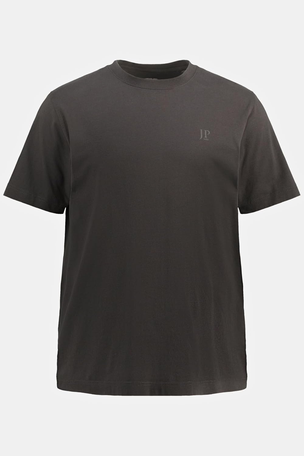 Detalle de JP 1880 Herren Bis 8XL T-Shirt im Doppelpack – Rundhals, Jerseyqualität, Basic-Schnitt