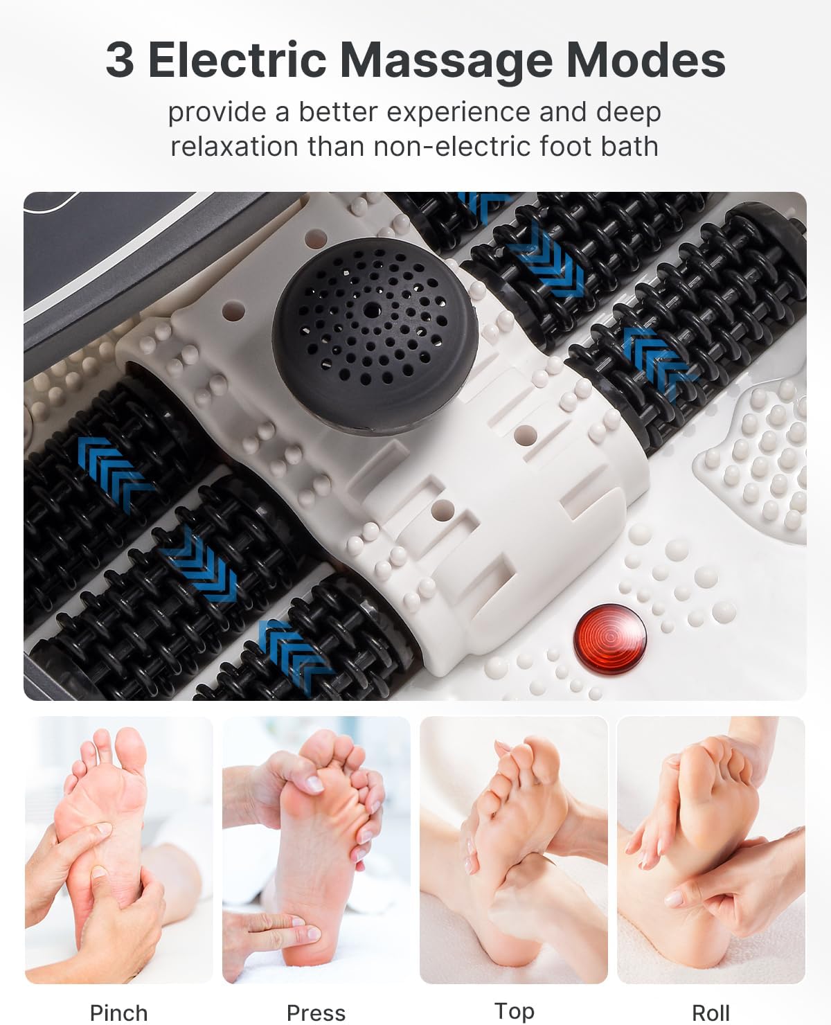 Detalle 2 de RENPHO Foot spa massager with heater