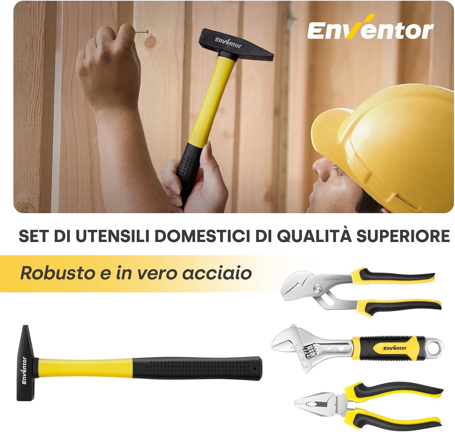Detalle de Enventor Cassetta Attrezzi 158 pezzi