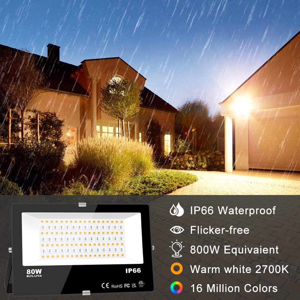 Thumbnail 1 de Lighting Master LED Floodlight 80W RGB