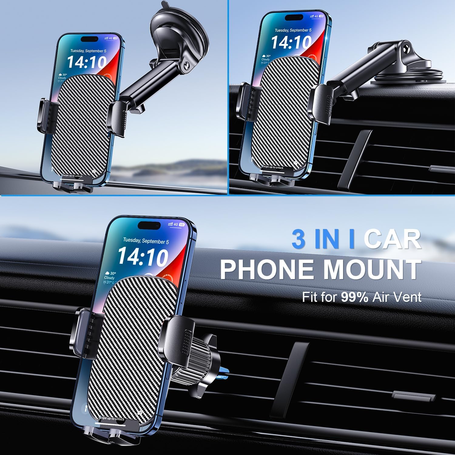 Thumbnail 1 de TICILFO Car Phone Mount