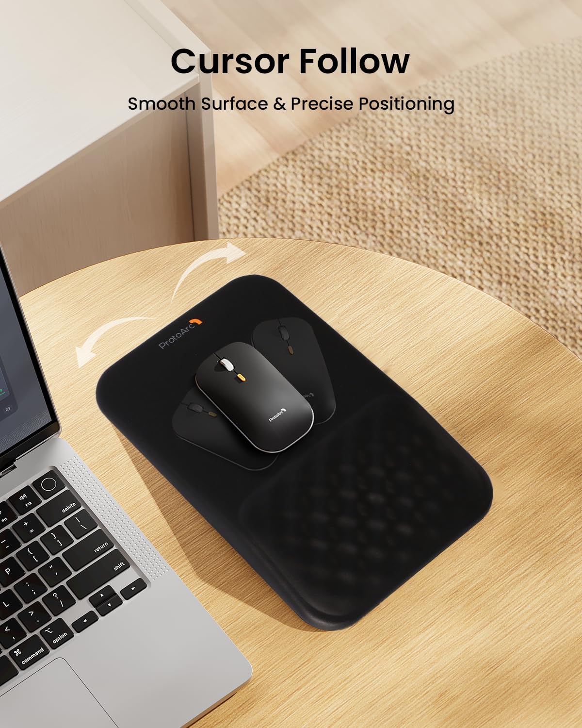 Thumbnail 4 de ProtoArc MP50 wrist support mouse pad 30×20×4 cm 📱