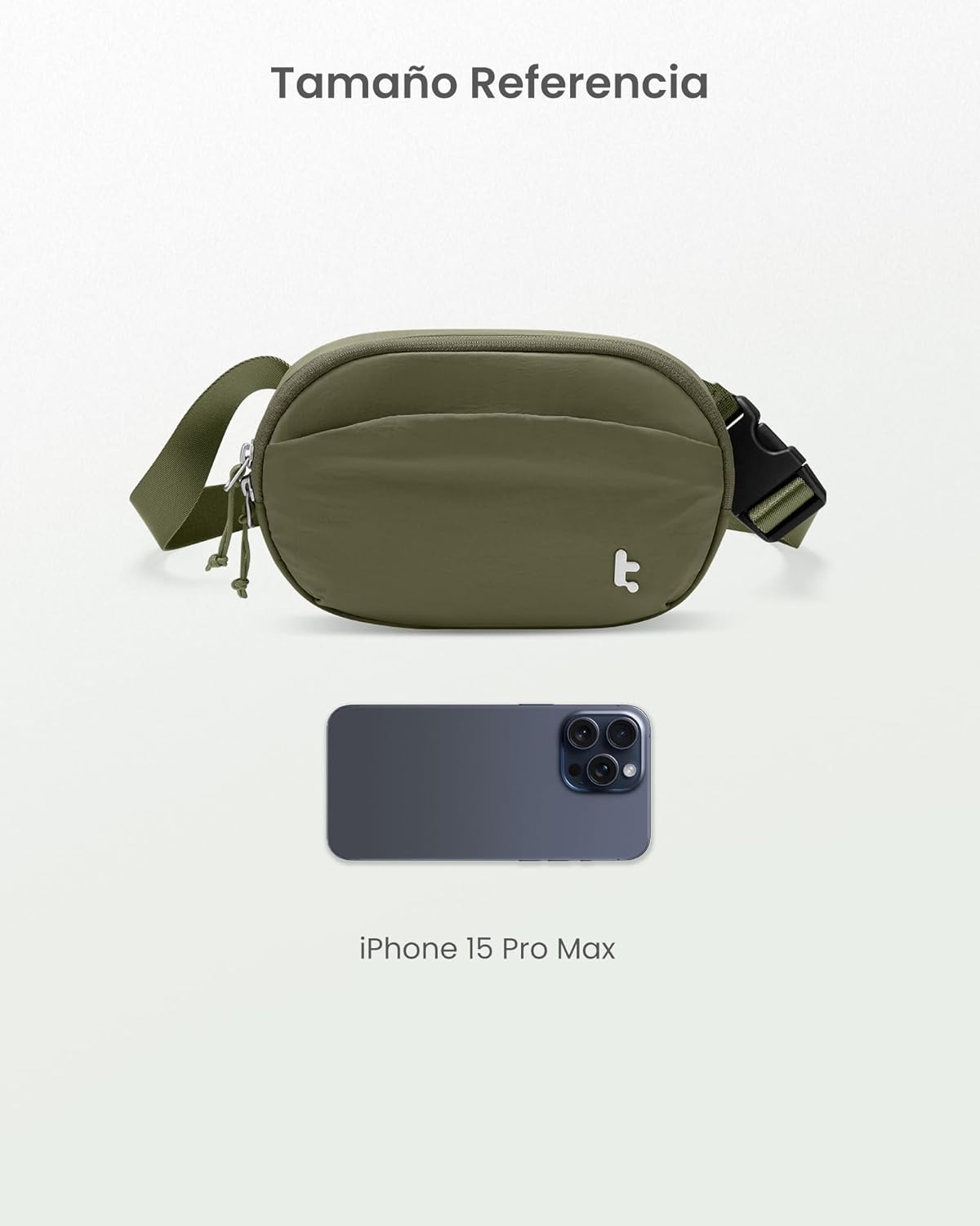 Thumbnail 7 de tomtoc Bolso Bandolera Mujer RFID ✨ Impermeable Ligero 1.5L