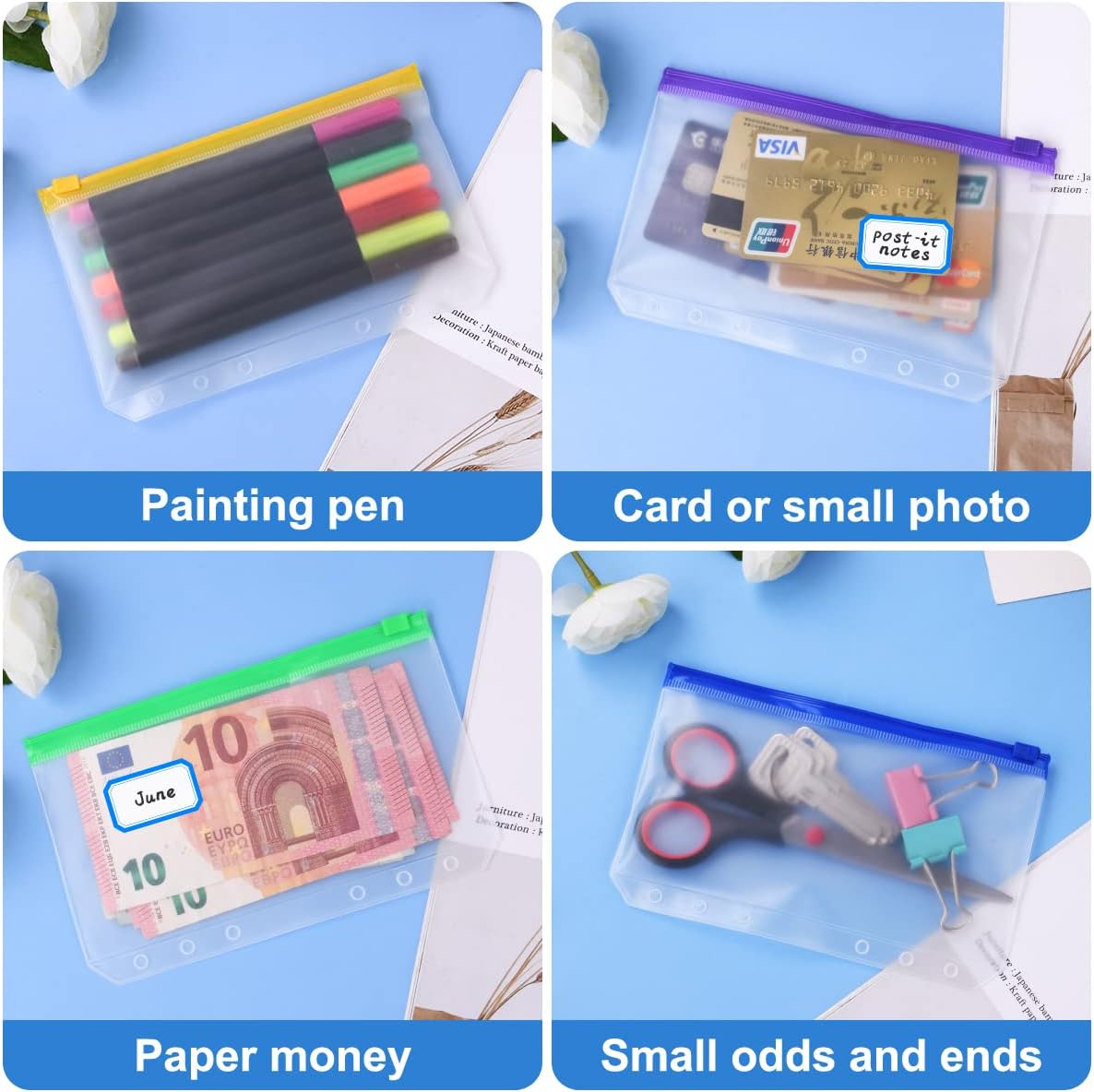 Thumbnail 5 de Vicloon Borsa per Raccoglitore 10 pezzi 📁