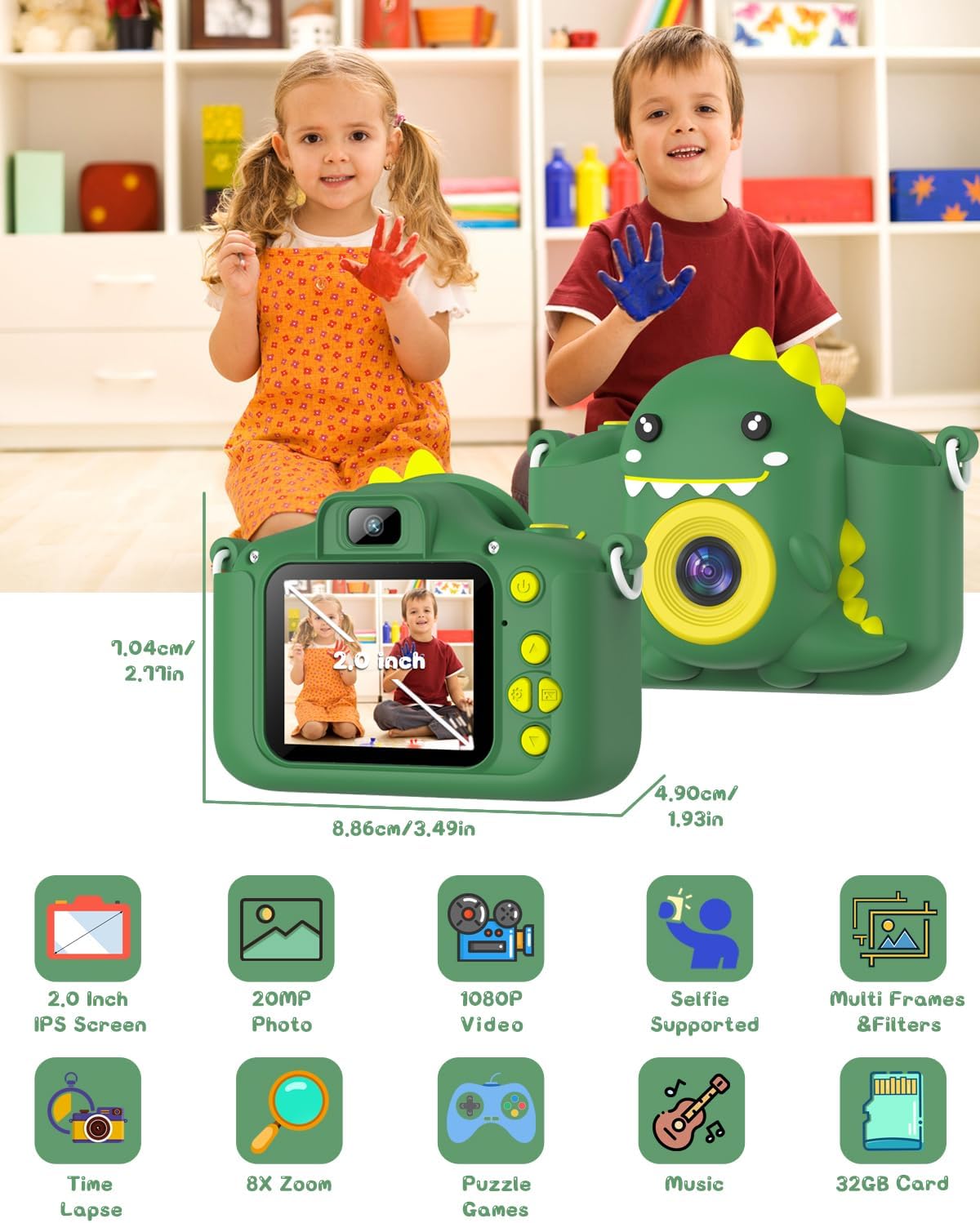 Detalle 2 de Gofunly Kinder Kamera 32GB
